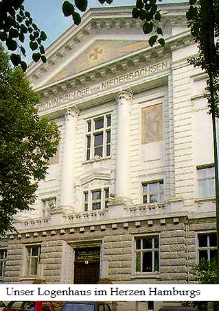 Freimaurer Logenhaus Hamburg Unsere Loge gehört  zu dem Logenverband, dem das schöne über 100 Jahre alte Haus gehört